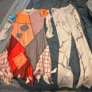 Women’s Sally from Nightmare Before Christmas Halloween costume size Large